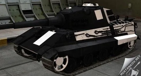 черно-белые шкурки с зонами пробития World of Tanks