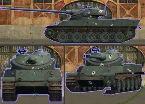 как пробить AMX 50 100 в world of tanks