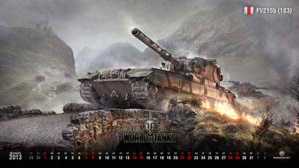 Календарь World of Tanks на декабрь