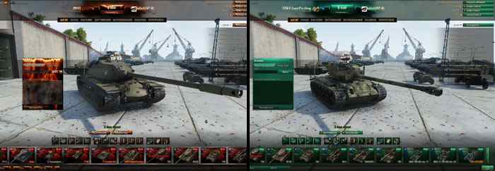Мод зеленого интерфейса для World of Tanks