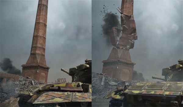 Хавок в World of Tanks - разрушение объектов