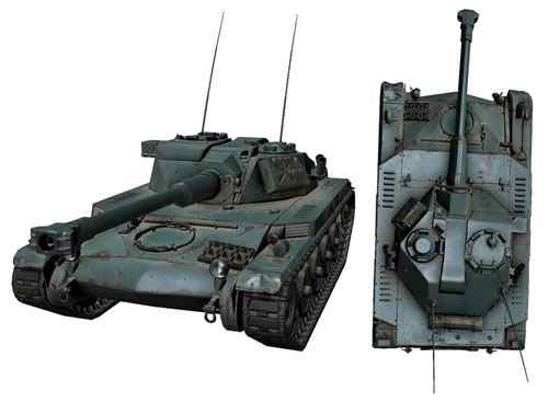 Новая HD модель танка ELC AMX из игры World of tanks