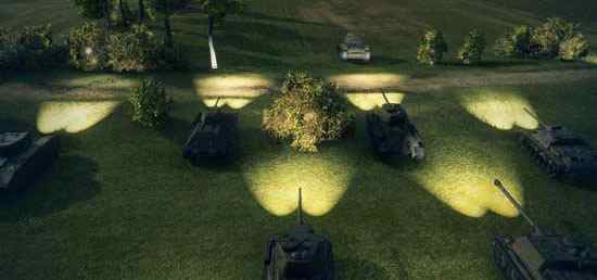 Мод включенные фары танков World of Tanks