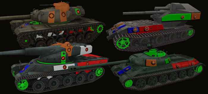 World of Tanks зоны пробития танков